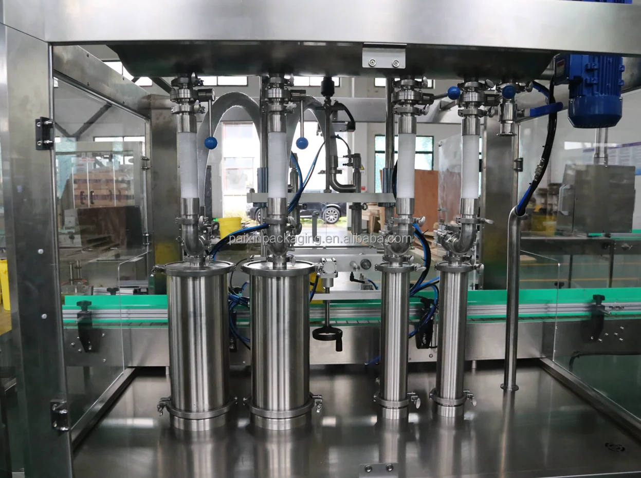 Automatic Full Line Cooking Edible Sesame Lube Oil Glass Plastic Bottles Filling Capping Labeling Machines with High Capacity