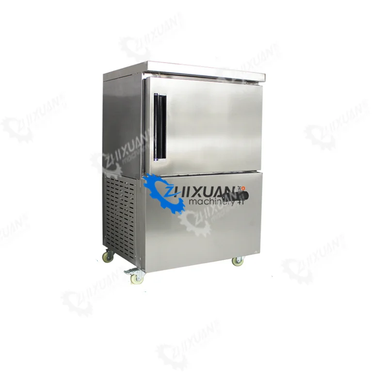 6trays stainless blast freezer