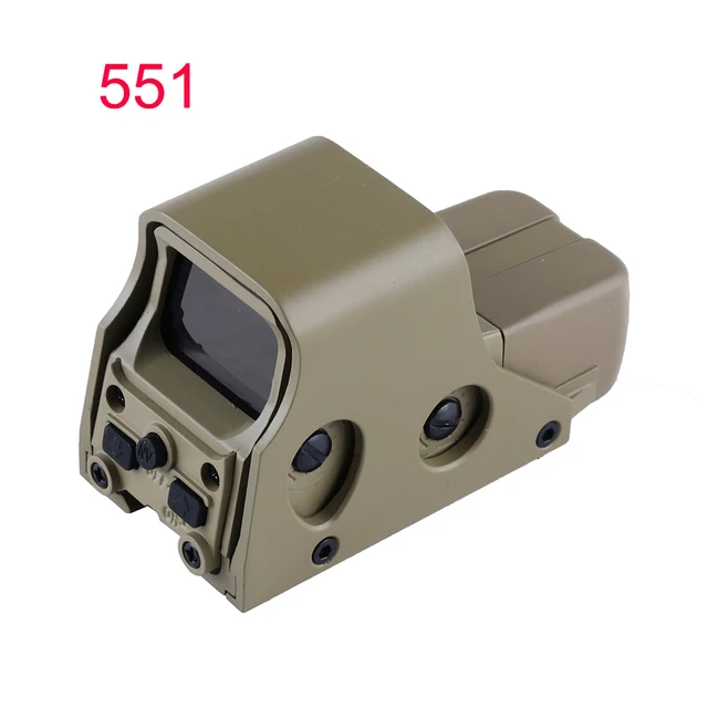 551 Red Dot Sight Scope Tactical Holographic Optics Mini Reflex Sight