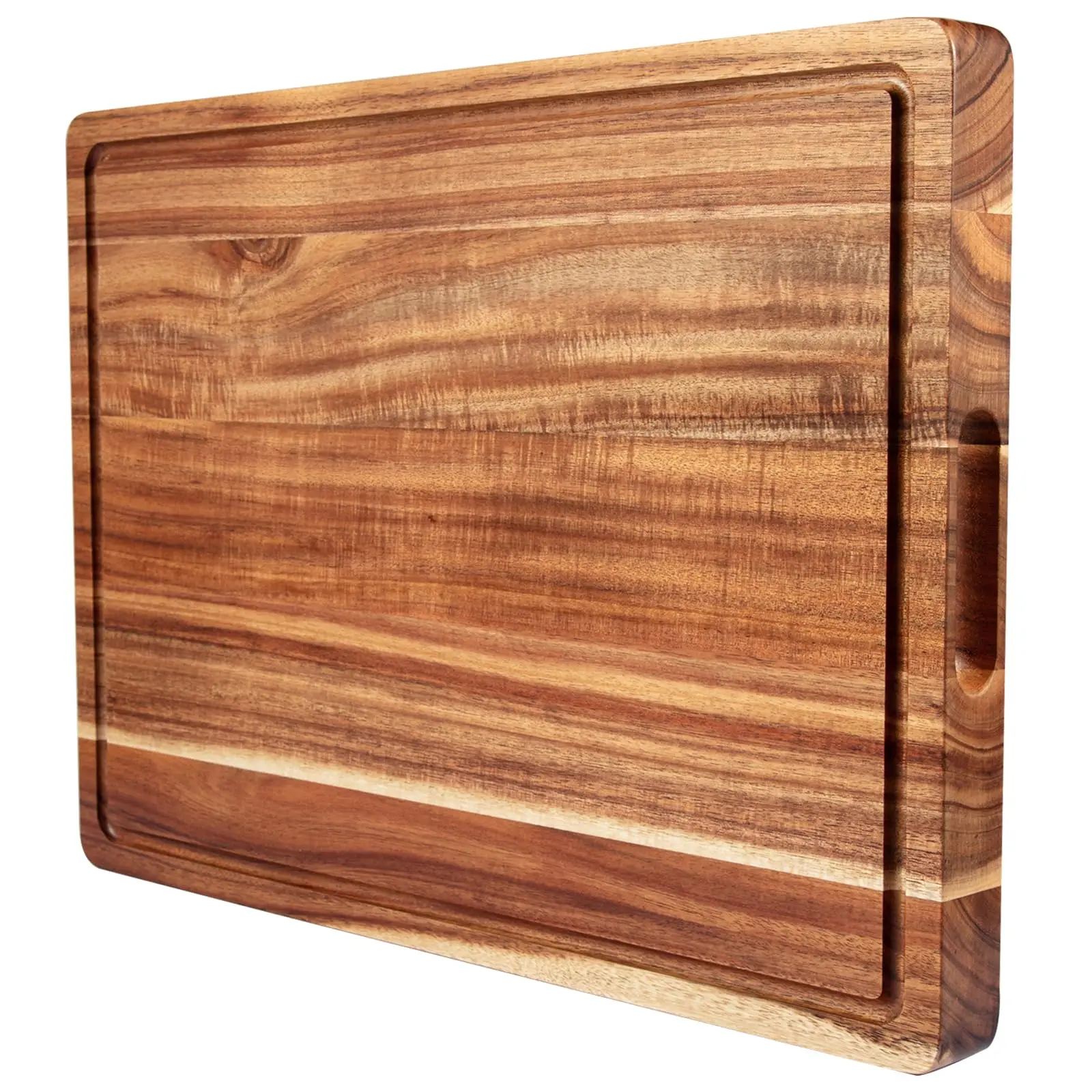 Large Acacia Wood Chopping Butcher Block Kitchen Acacia cutting board wood with Juice Groove For Fruit Vegetable meat