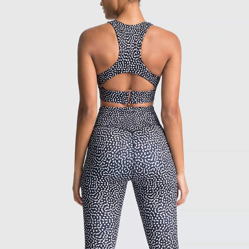 Wholesale Design Your Own Gym Wear Print Sustainable Athletic Wear Custom High End Jogger Running Women Sport Yoga Set
