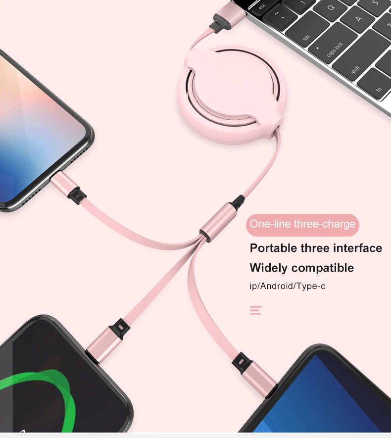  3 в 1 Usb-кабель для зарядки и передачи данных 2