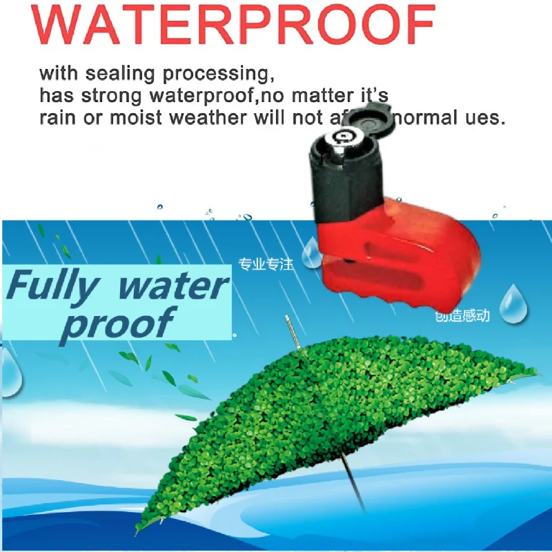 UMEDO-wholesale price black color anti theft motorcycle disc brake lock