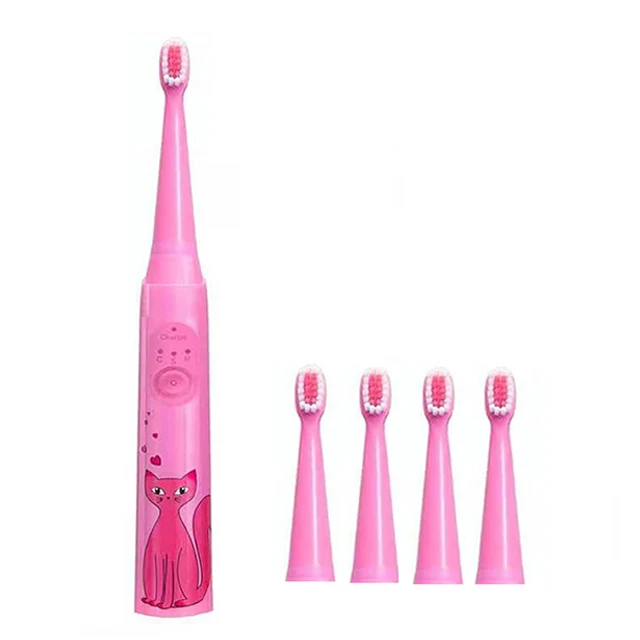 
SN606 IPX7 Waterproof design ultrasonic rechargeable electric toothbrush for kids 