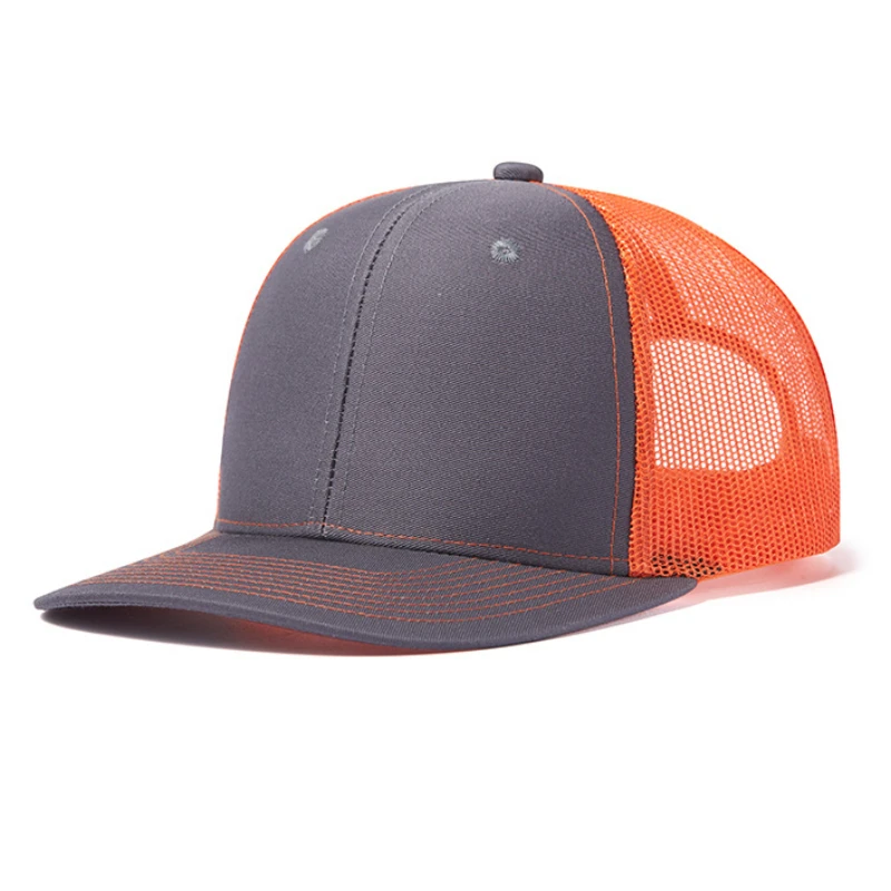 Gorras Columbia de hombre 6 Panel Custom 3D Embroidery Leather Patch Logo Sports Snapback Baseball Mesh Trucker Hats Caps