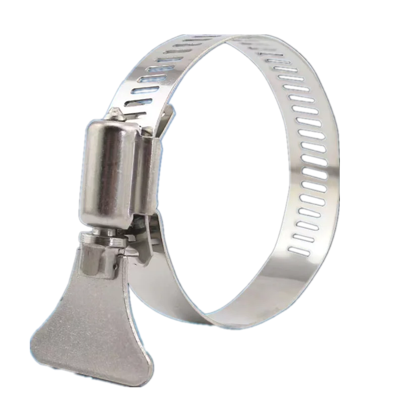 High Quality Single Ear Hose Clamp Kit Adjustable Ear 304 Stainless Steel  Hose Clamps Sets Car Parts For Hydraulic Hose Fuel