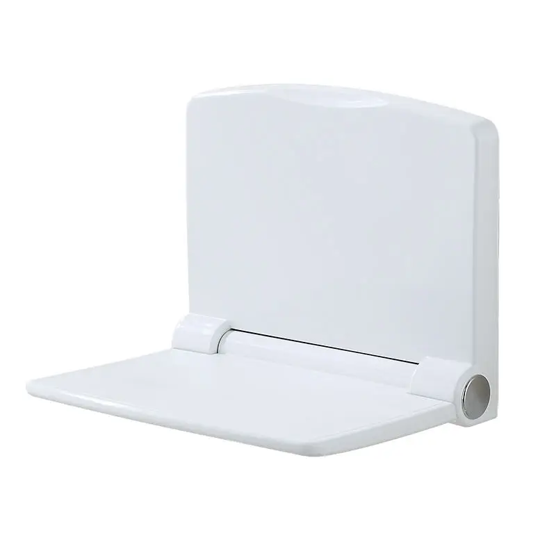 White Modern Wholesales Waterproof Bath Seat Wall Mounted Bathroom Folding Shower Seat For Disabled Elderly