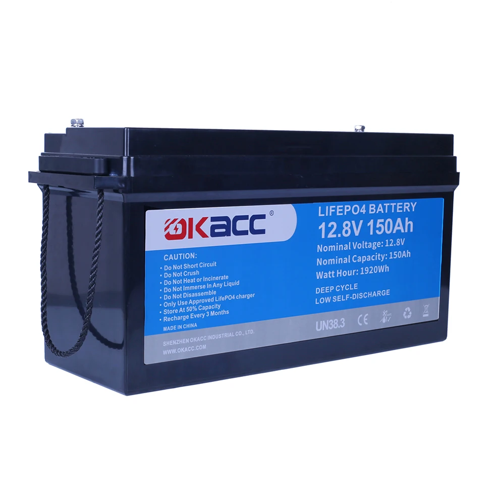 Oem Odm Manufacture Rechargeable Deep Cycle 12V Litium Best Price Exide 12 Volt Battery 150Ah
