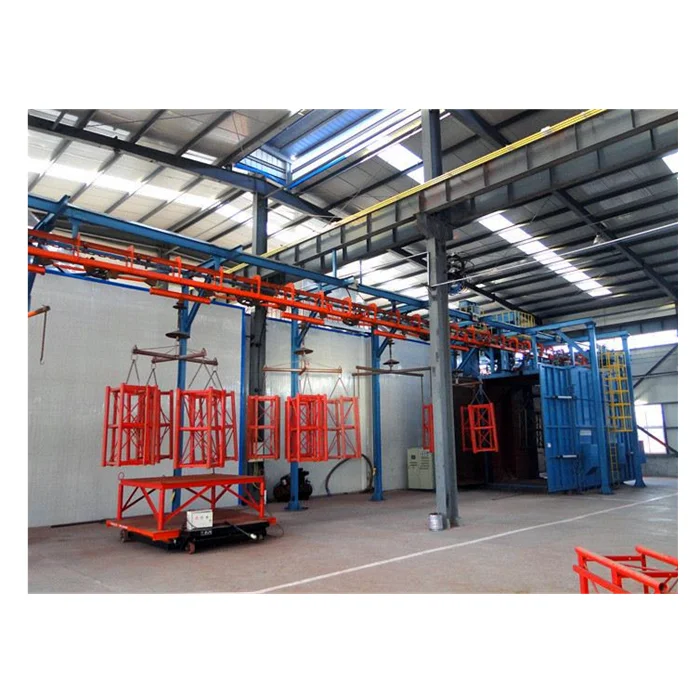 Chain Conveyor Continuous Hanging Type Shot Blasting Machine/catenary Shot Blast Cleaning Machine Factory
