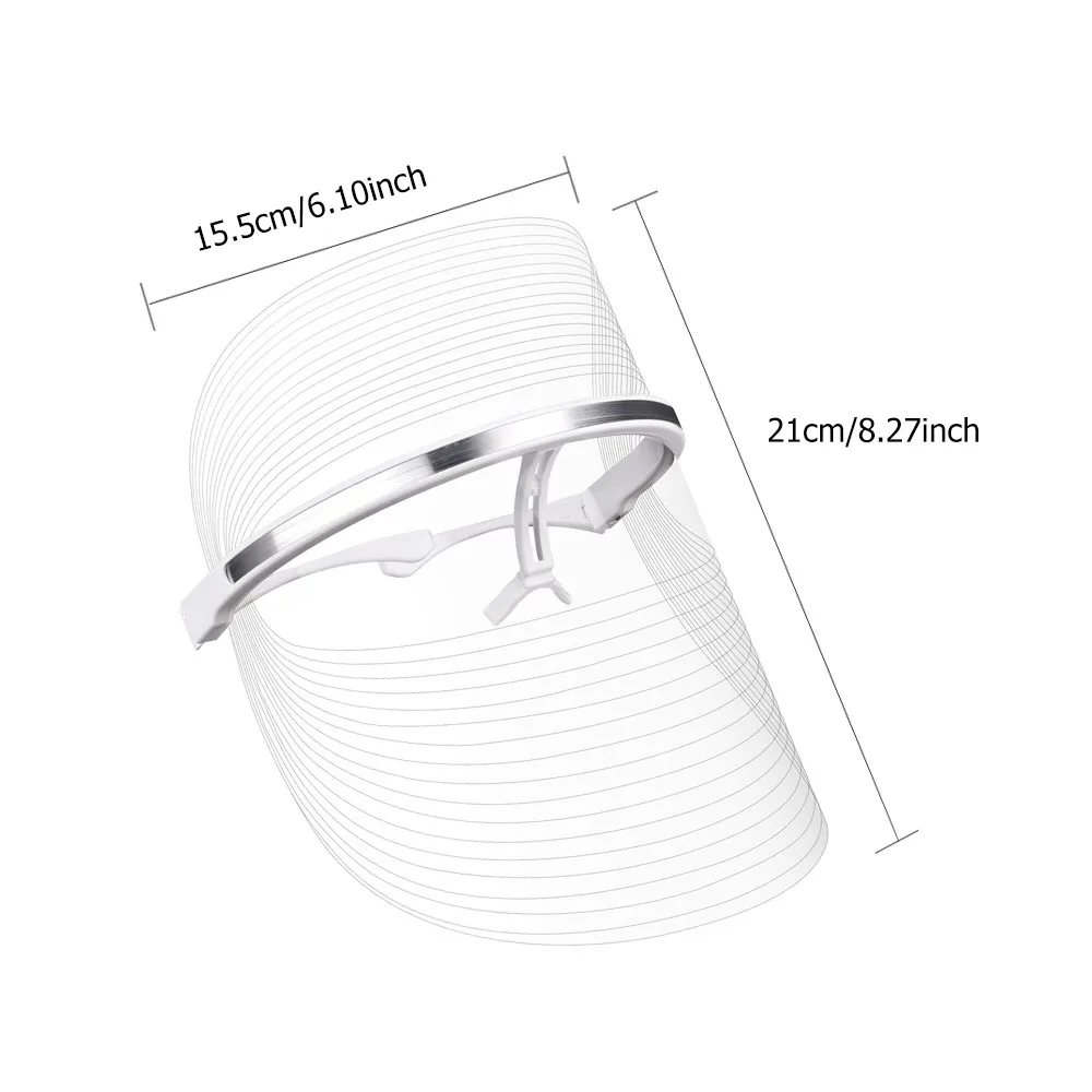 OEM салонная красная синяя оранжевая маска для световой терапии лица для ухода за кожей