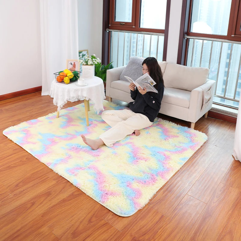 Wholesale High Quality Microfiber Warm Faux Rug Western Faux Sheepskin Rug