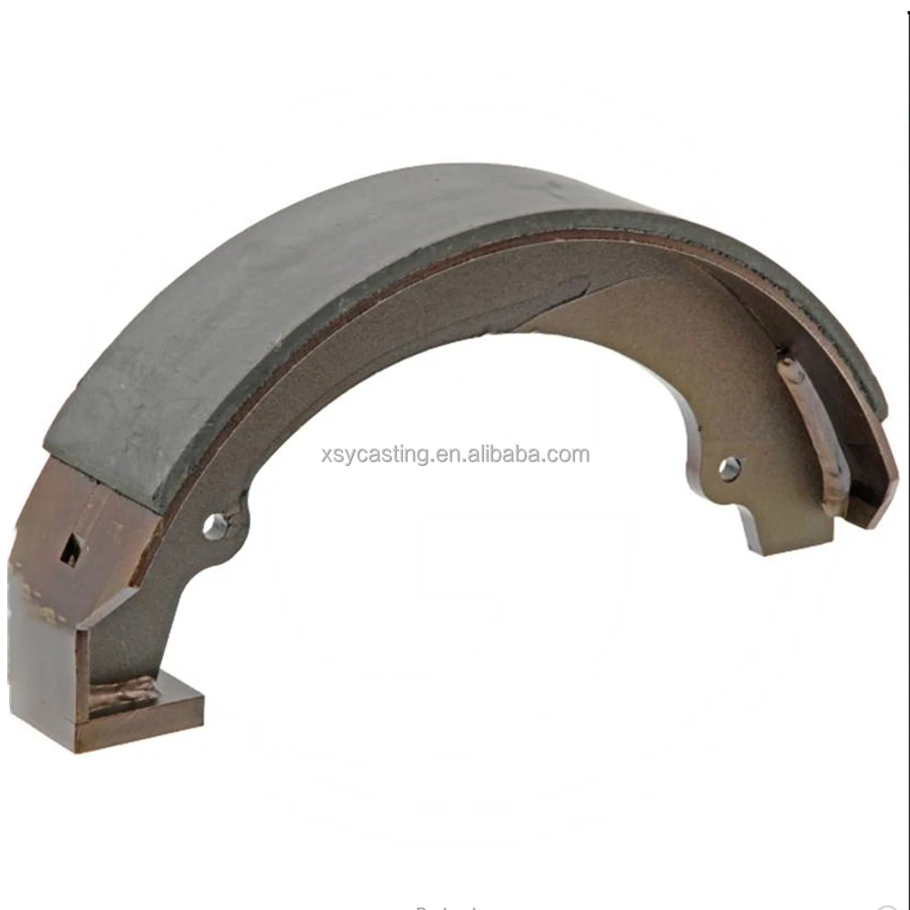 OEM customized Resin Coated Sand Casting of Nodular Cast Iron Agriculture Machinery Spare Parts Brake Shoe