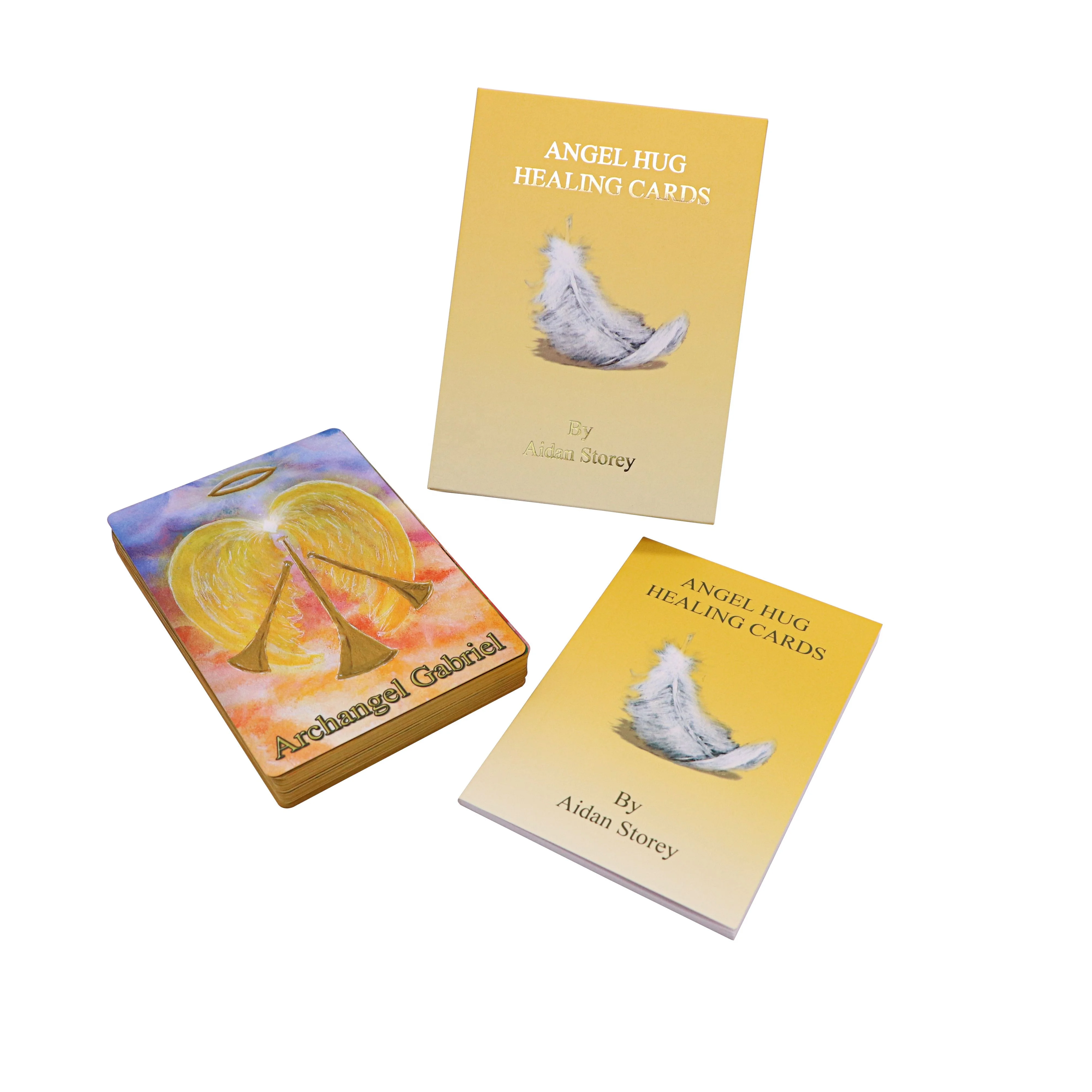 Top Quality Full Color Waterproof PVC Plastic Paper Angels Love Oracle Decks Healing Tarot Cards With Guidebook