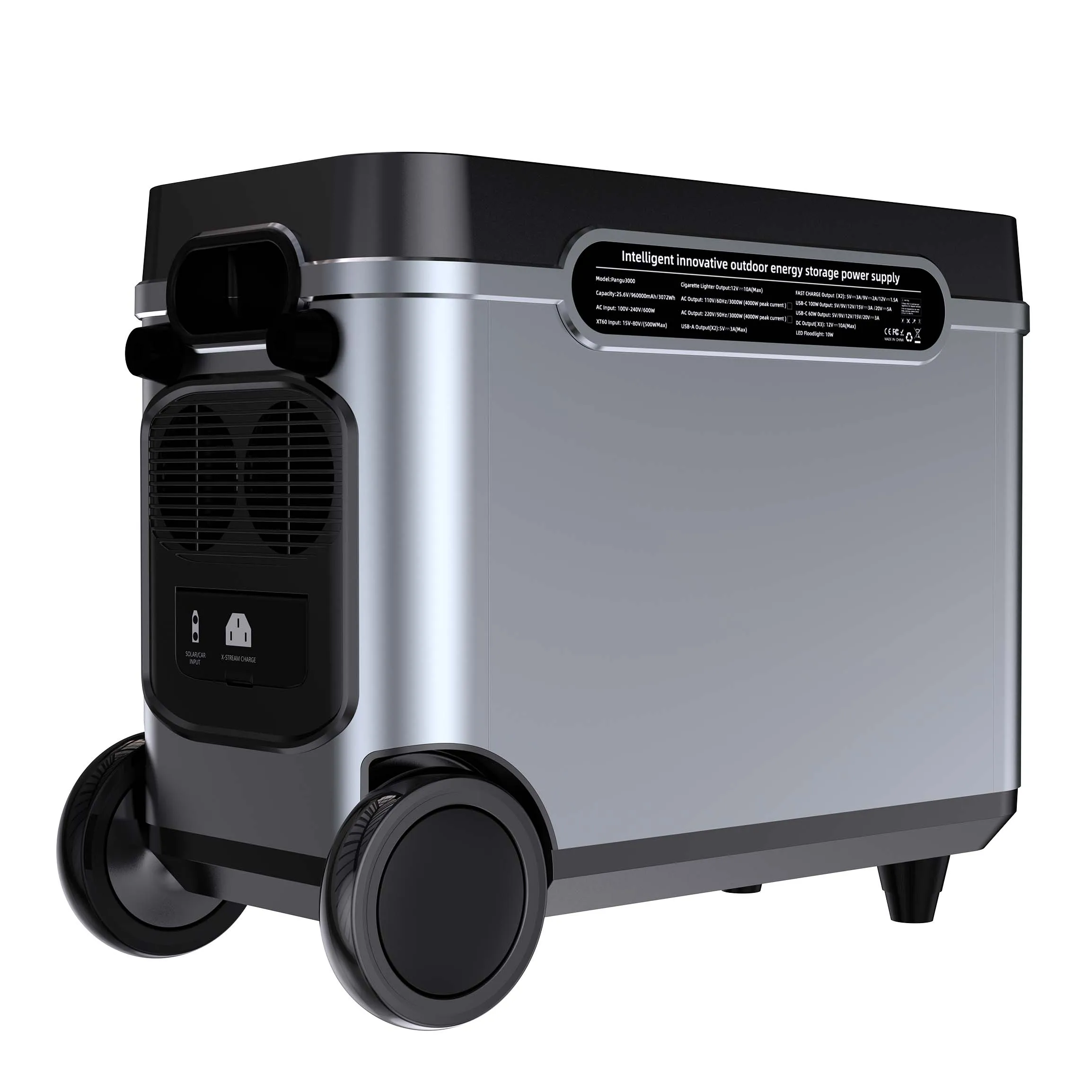 3000W camping power station tragbare kraftwerk lifepo4 battery charge solar generator energy system 3000w portable power station