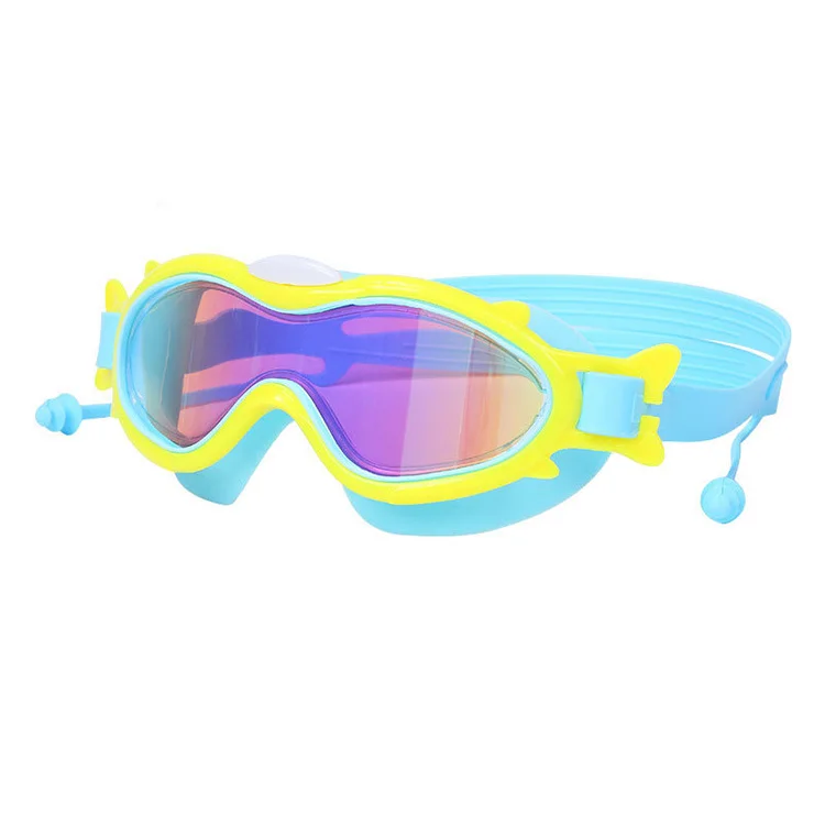 Wholesale Kids Swimming Goggles With Ear Plug UV Protection swimming goggle with adjustable strap eyewear