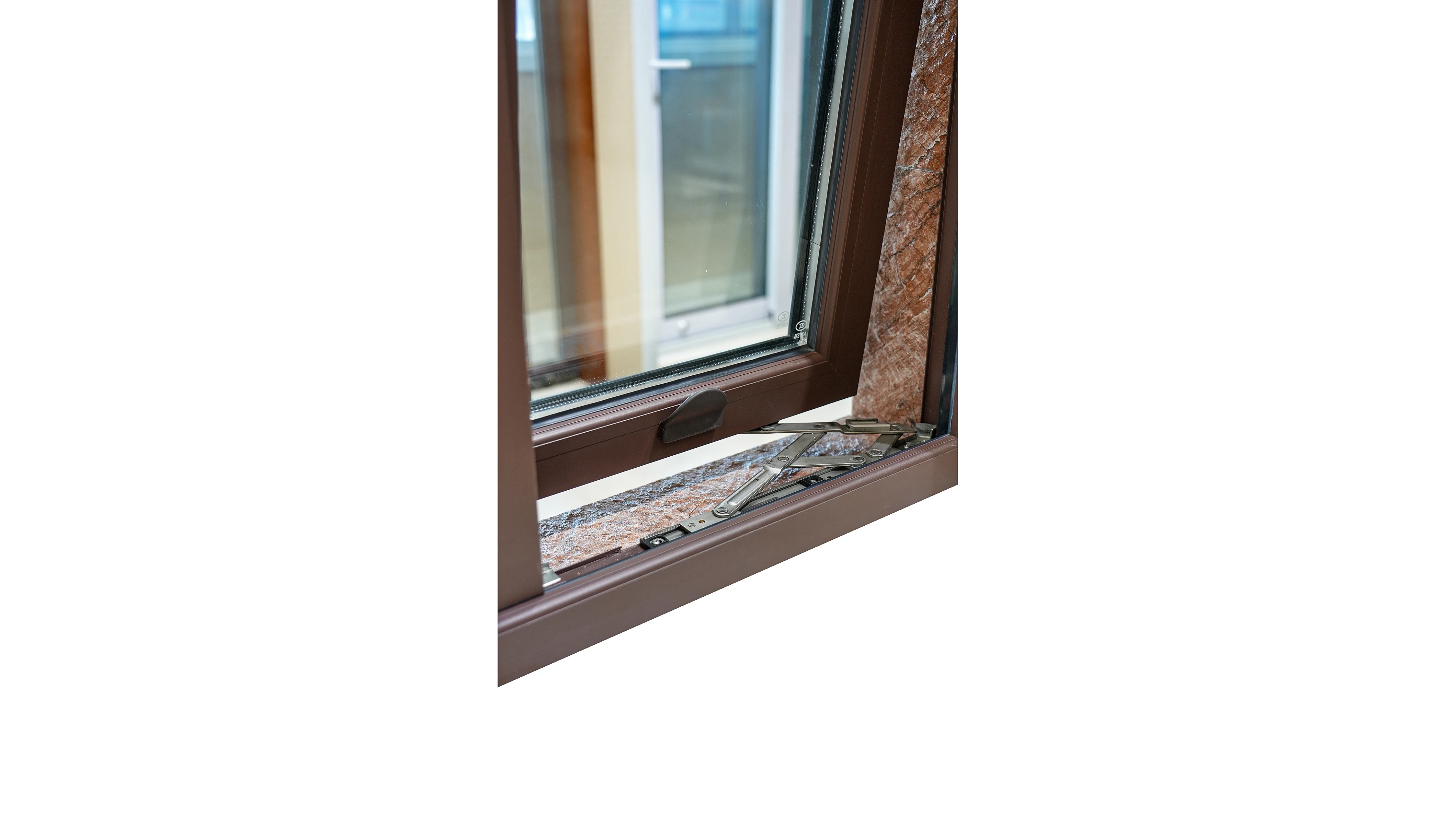 Customized Low-E glass and Germany import hardware  window aluminium alloy  tempered double triple glass casement window