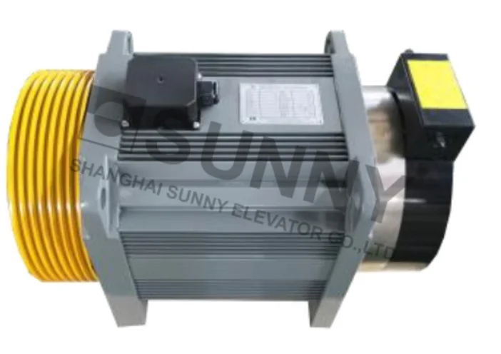 Двигатель для домашнего лифта MONA200A, лифт для виллы, безредукторный Тяговый станок для MRL лифтов
