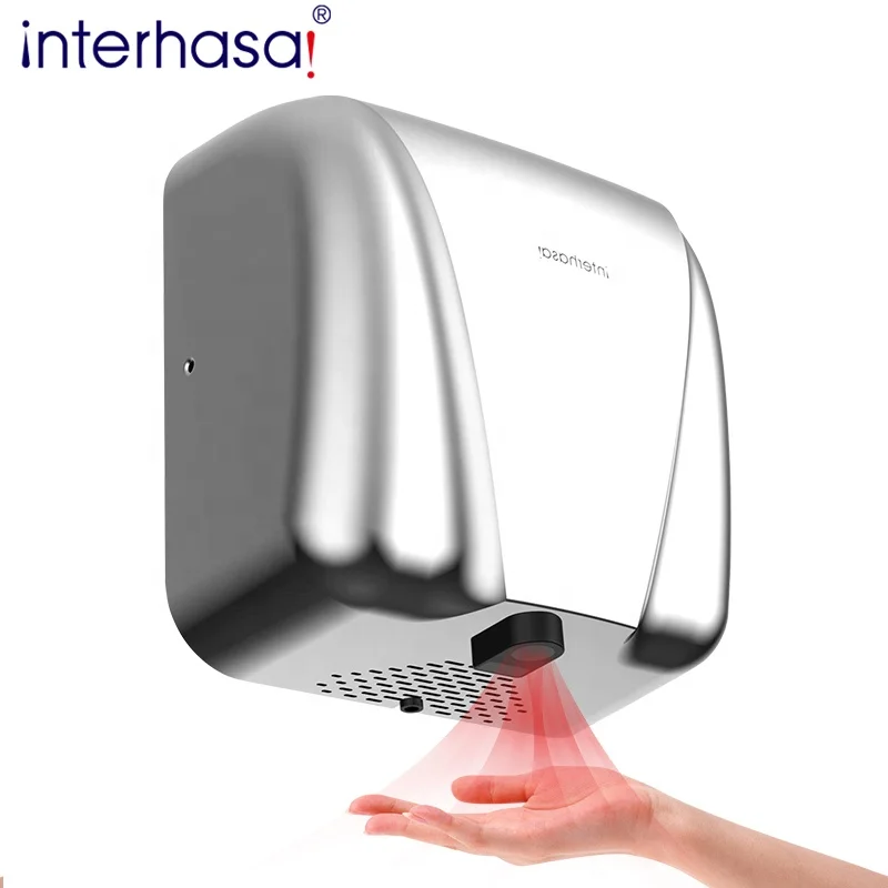OEM CB CE сертификат высокоскоростная 304 нержавеющая сталь Автоматическая струйная сушилка для рук воздуходувка Коммерческая туалета 10 секунд (белый)