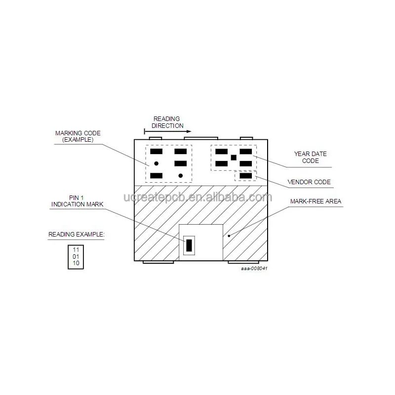 PMXB120EPE P-channel enhancement mode Field-Effect Transistor Components Sourcing PCB SMD