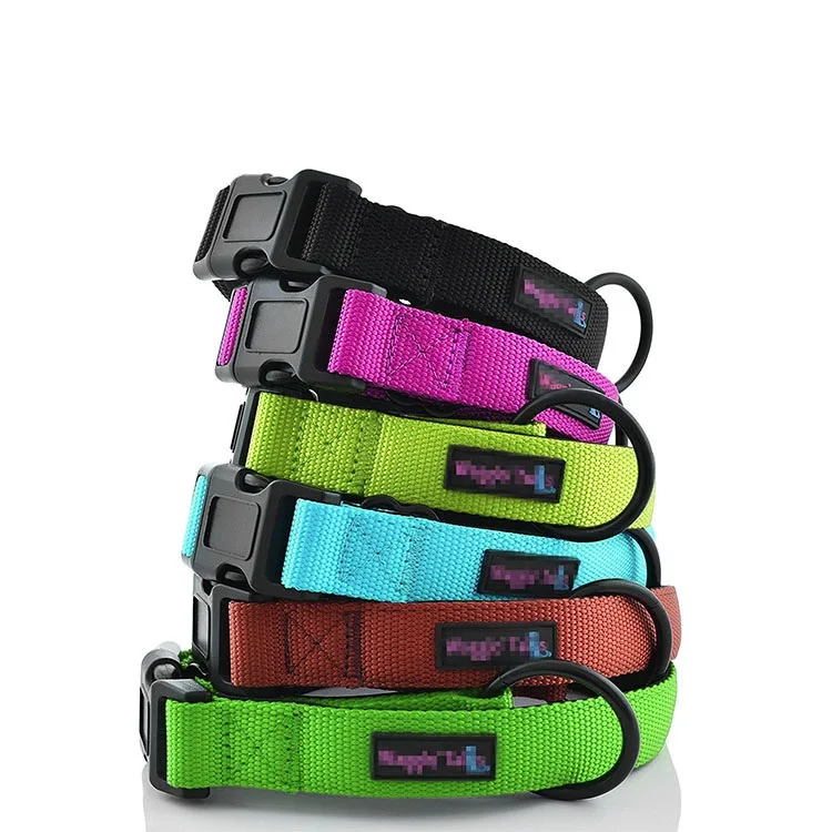 Pet accessories dog collars neoprene padded nylon collar for dogs training