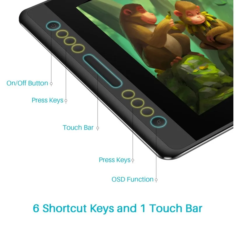 Huion Kamvas Pro16 Interactive Design New Arrival Work Kids Drawing Monitor