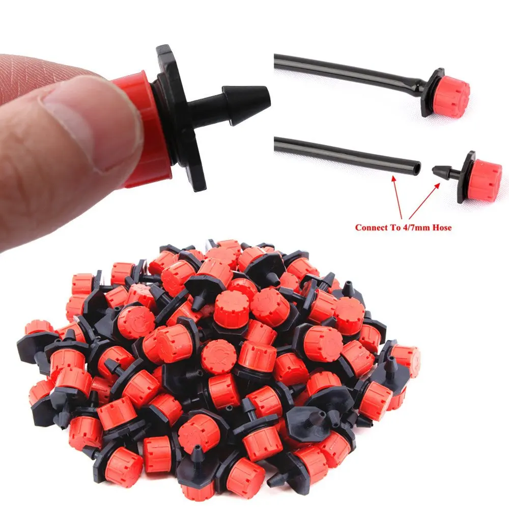 garden auto micro 8l/h or 60l/h adjustable plant water big mini dripper for drip irrigation system