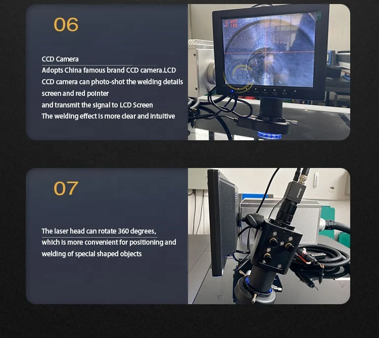 Stainless steel automatic laser welder for metal SS steel  laser welding machine