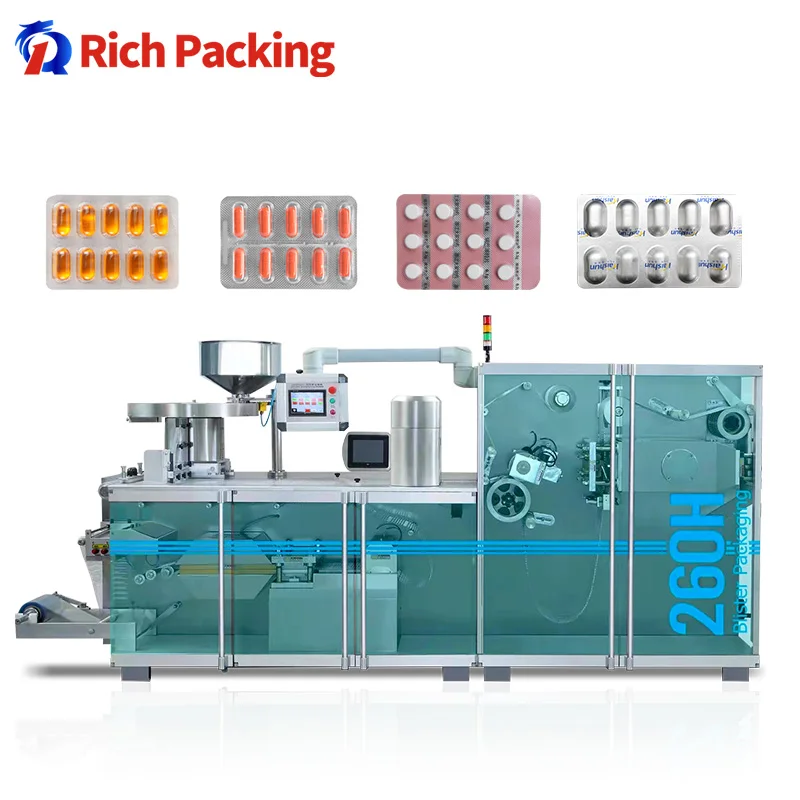 High Speed Capacity Pharmaceutical Medical Packaging Pill Capsule Tablet Blister Packing Machine