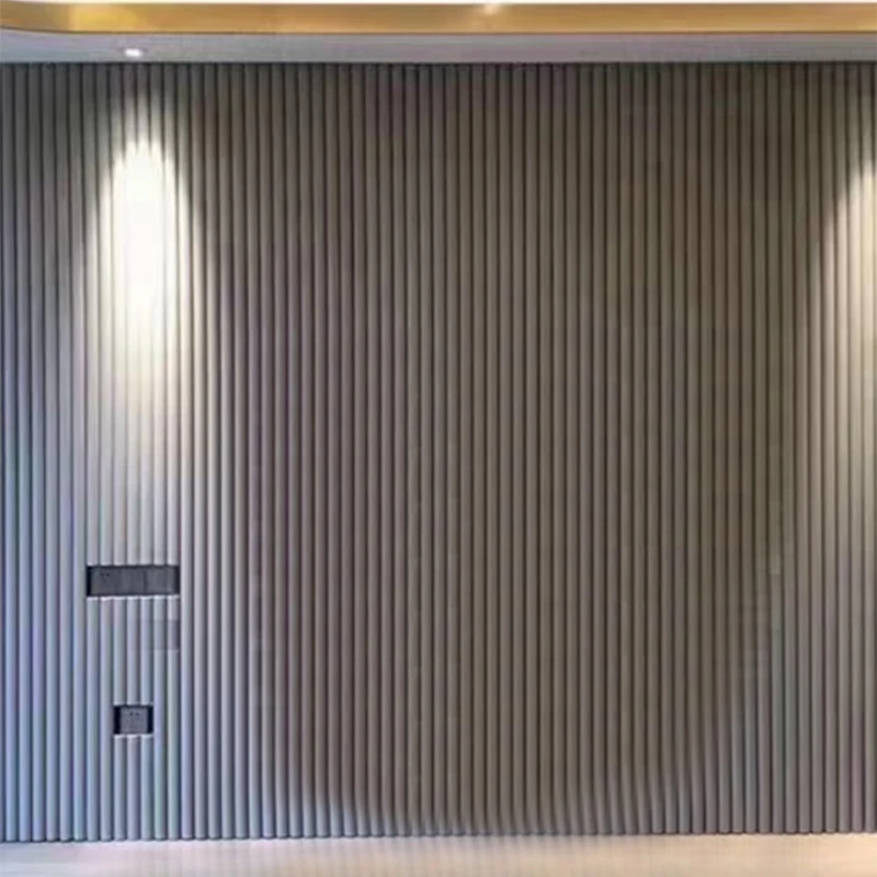 Sell Well New Type TV Grill Background Wood Fluted Wall Panel For Home Decoration