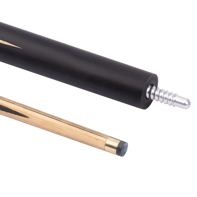 SK-074 High Quality Pool Stick White Wax Wood with Technological Wood Butt Sleeve Brass Joint 10mm Tip Snooker Sticks