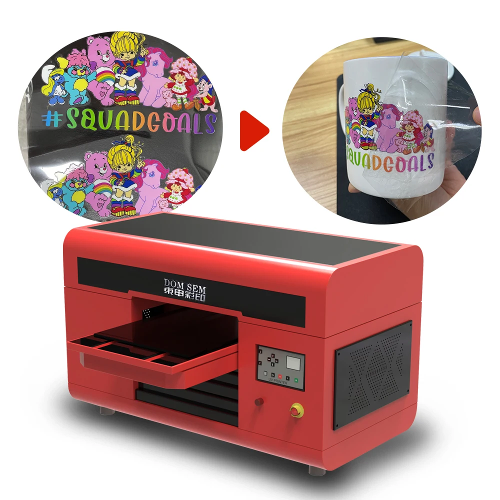 High Quality 2023 new uv dtf a3+ digital printer with dual xp600 printhead gloss water based varnish selective printing machine