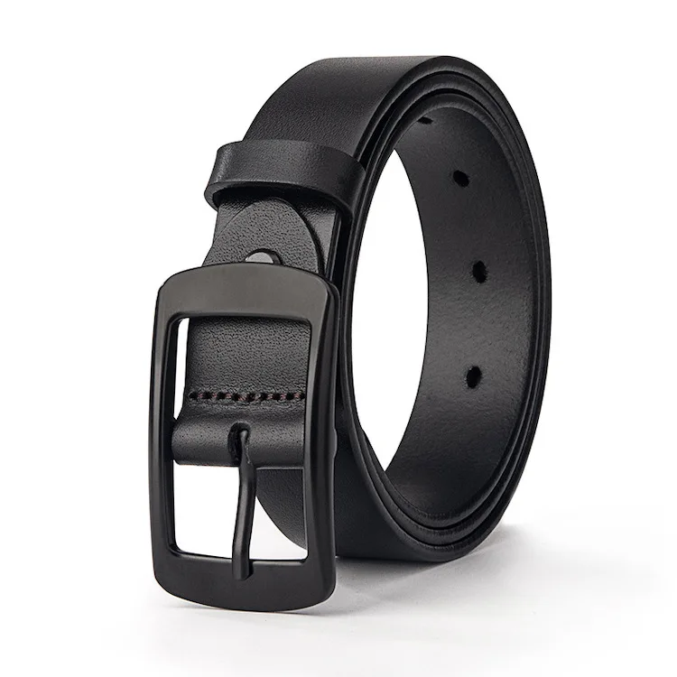 2023 New Design Ladies Belts Custom Handmade Pin Buckle Women Genuine Leather Belts