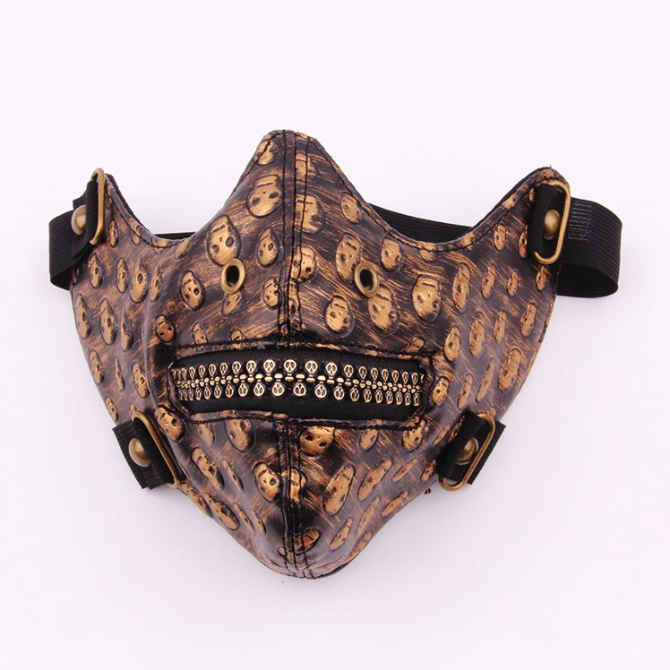 New Carnival anti pollution Motorcycle bike riding halloween human skeleton face mask anti pollution half face mask