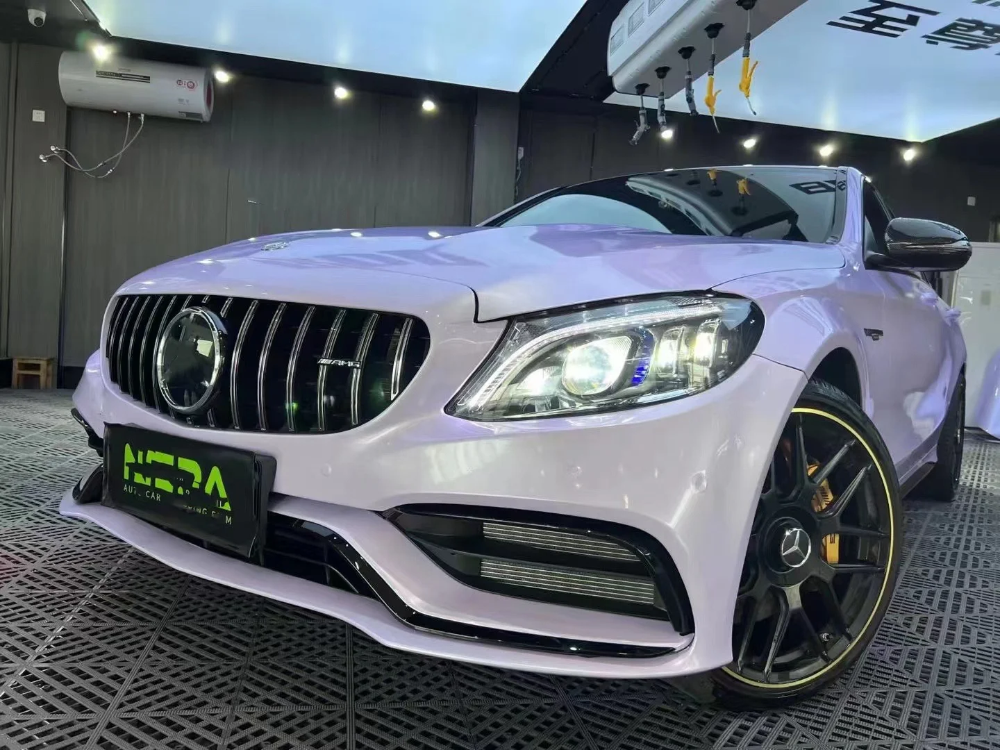 Suitable for Mercedes-Benz C-class W205 body kit C63 Front Bumper 2015-2021