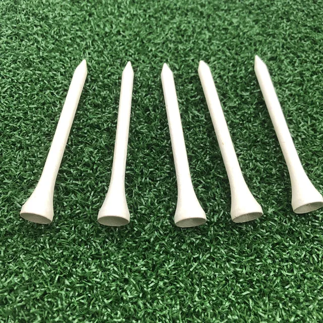 Wholesale Manufacturing Blank Golf Factory Price Colorful Bulk Bamboo Wooden Pegs Golf Tees