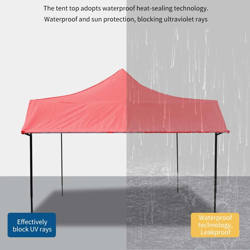 Factory Direct Waterproof Folding Garden Gazebo PVC Canopy Tent with Aluminum Frame for Outdoor Trade Shows and Exhibitions