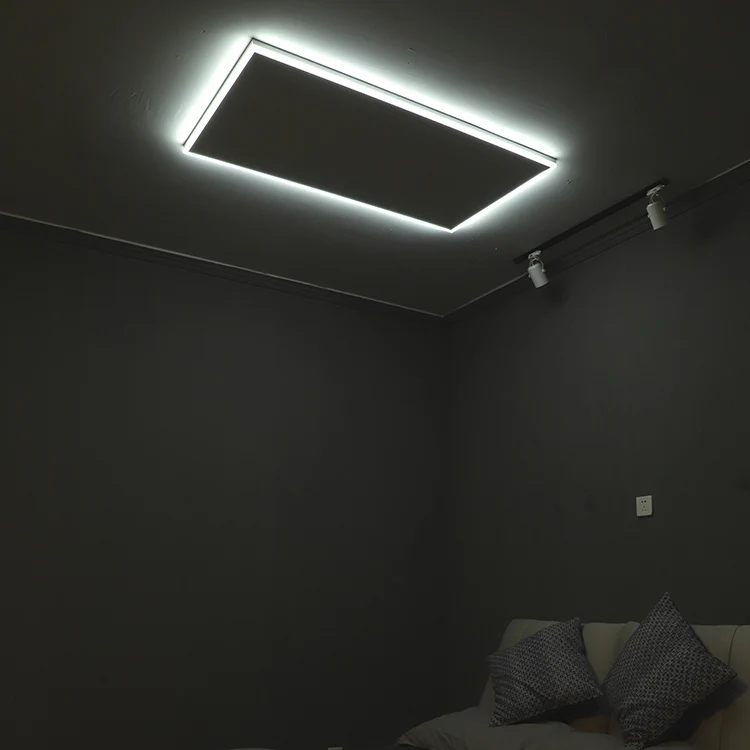 LED Light Infrared Heater Panel Ceiling Heating With Remote Control Thermostat