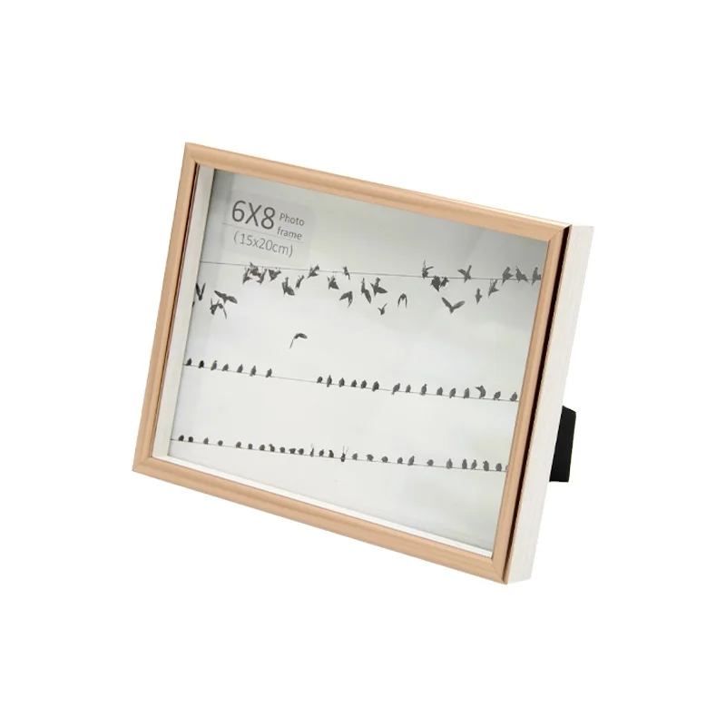 Showcase Photos Tickets Wedding Bouquets Glass Front Customized Wooden Square Shadow Box Picture wallpaper home decoration Frame