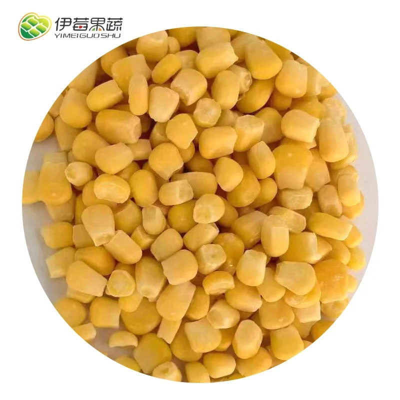Новый Урожай IQF замороженная бланшированная свежая кукуруза Yelleow замороженная сладкая кукуруза без Gmo Желтая Кукуруза для корма для животных