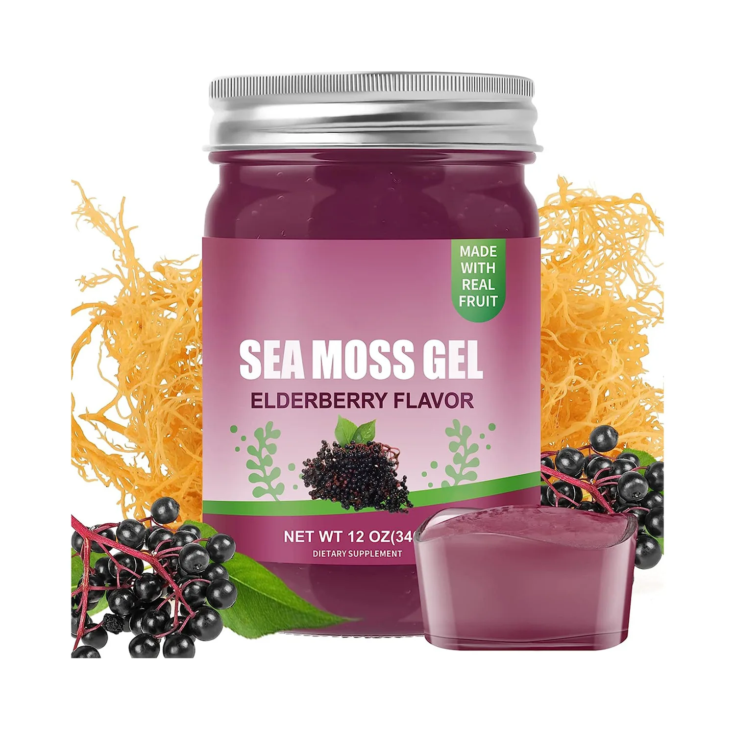 irish sea moss organic raw private label wild crafted sea moss gummies gel chondrus crispus bulk sea moss gel