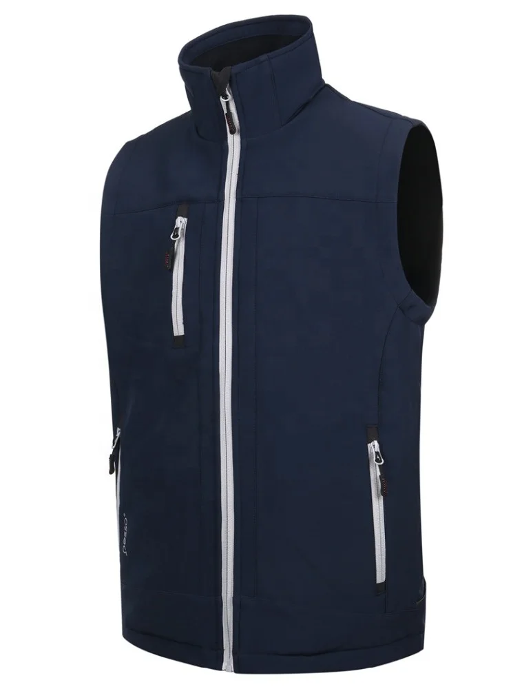 customize fashion men softshell vest,high quality workwear vest