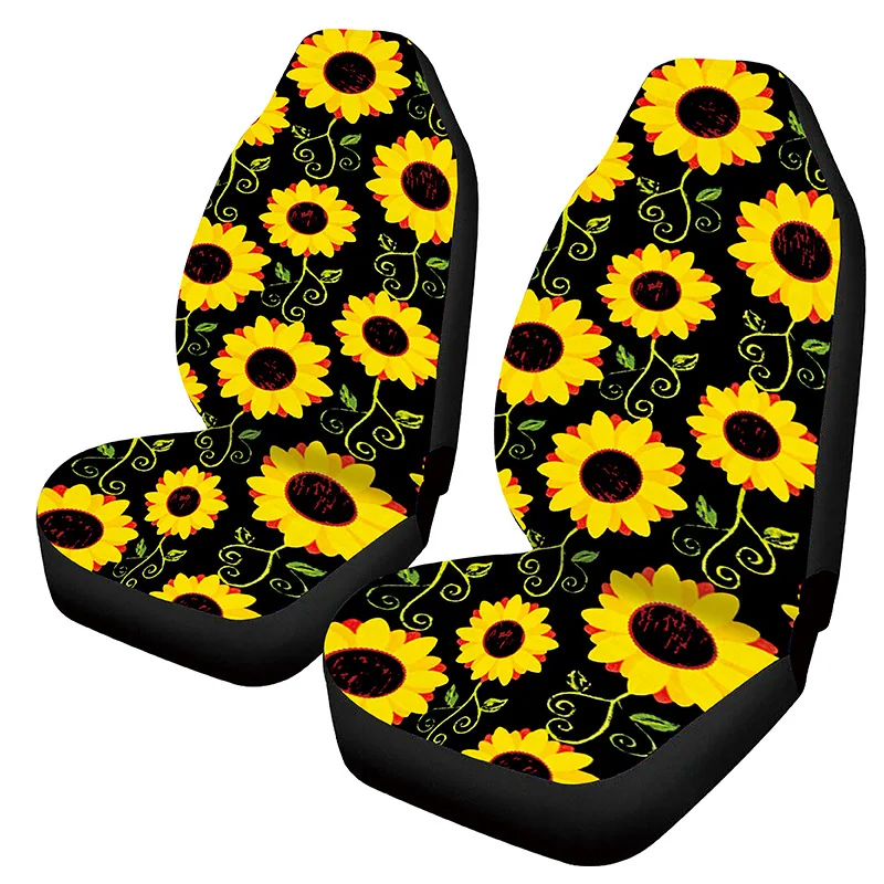 Универсальные чехлы для автомобильных сидений Autoyouth, серия подсолнухов, 2 шт.