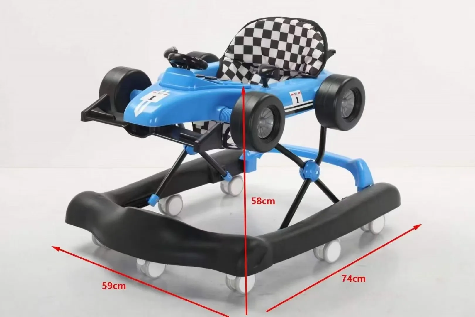 New Baby walker multiple functions stroller learning to walk support early education music and light foldable U-shaped