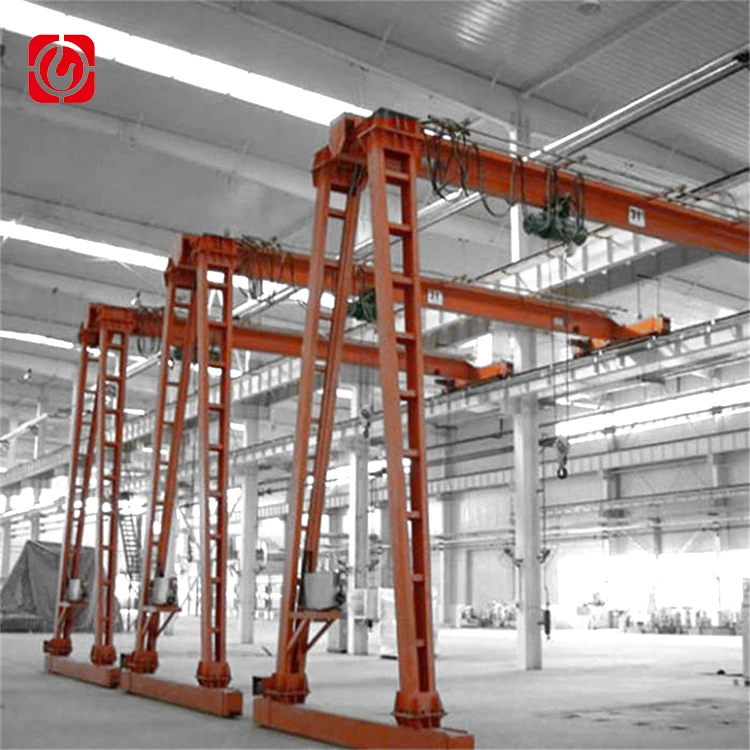 brand new railway track type goliath crane portable small  gantry crane single double beam girder