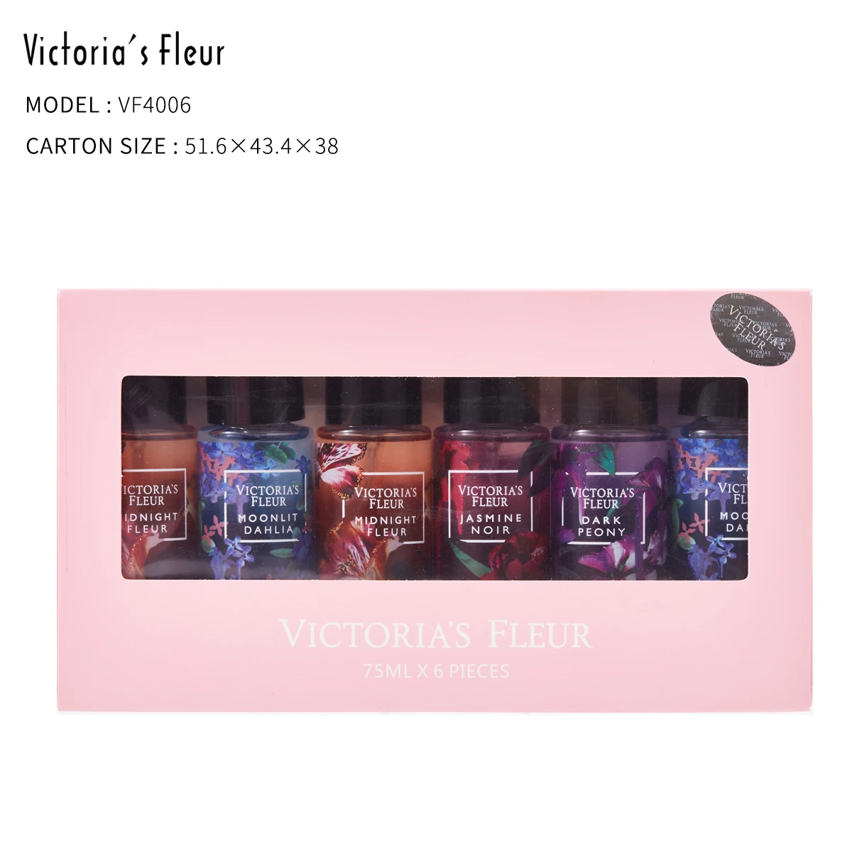 Private Label Ladies Skin Care Body Perfumess Set Long Lasting Fragrance Perfume Set