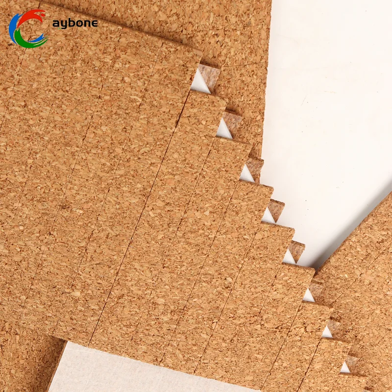 15mm*15mm*5mm Adhesive Glass Cork Pads Cork Separator Pads For Glass Transport Protection Gasket