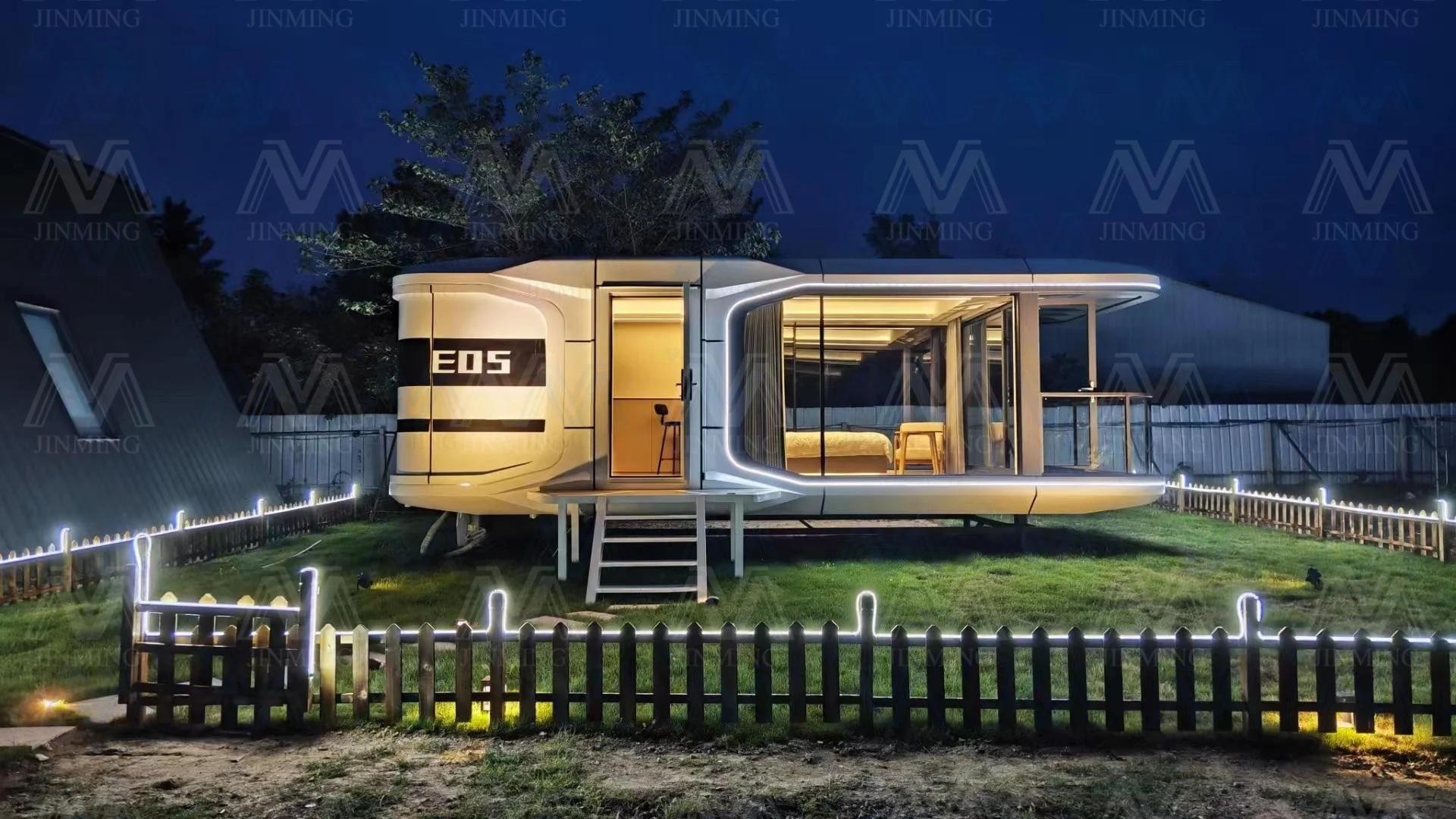 Mobile Modern Glamping Outdoor Portable hotel Resort Hotel capsule pod house
