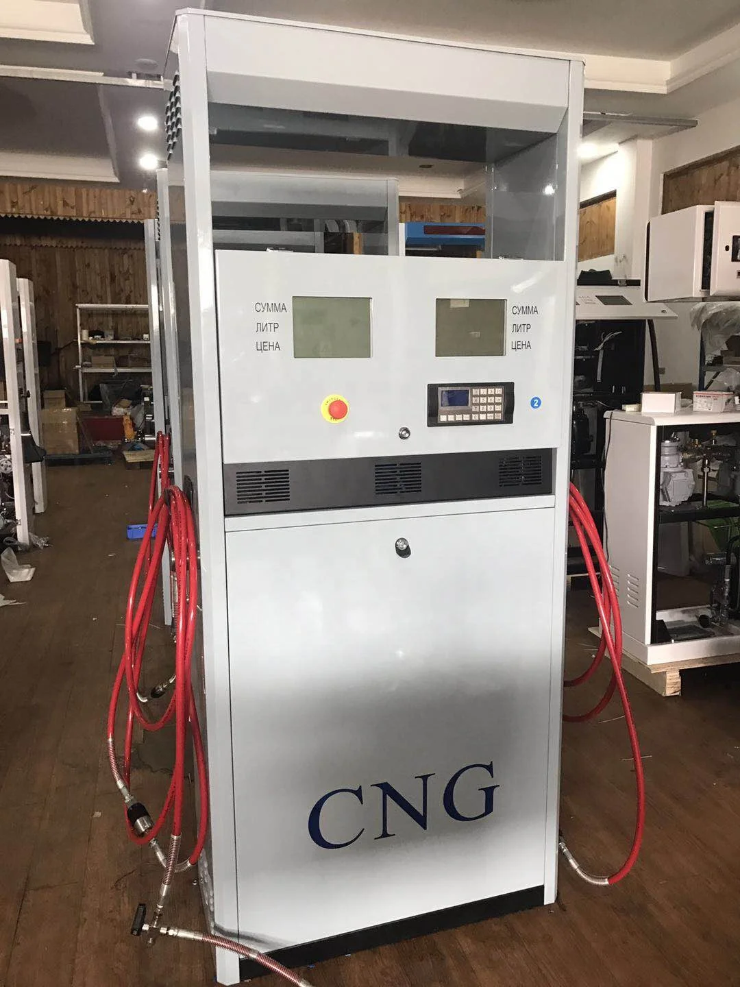 Compressed natural gas dispenser WD-CNG112 Fueling times limit function