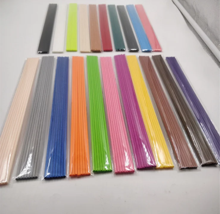 Hotel Decoration Colorful Reed Diffuser Sticks Custom Red Blue Yellow Pink Fragrance Rattan Reed Essential Oil Fiber Reed Stick