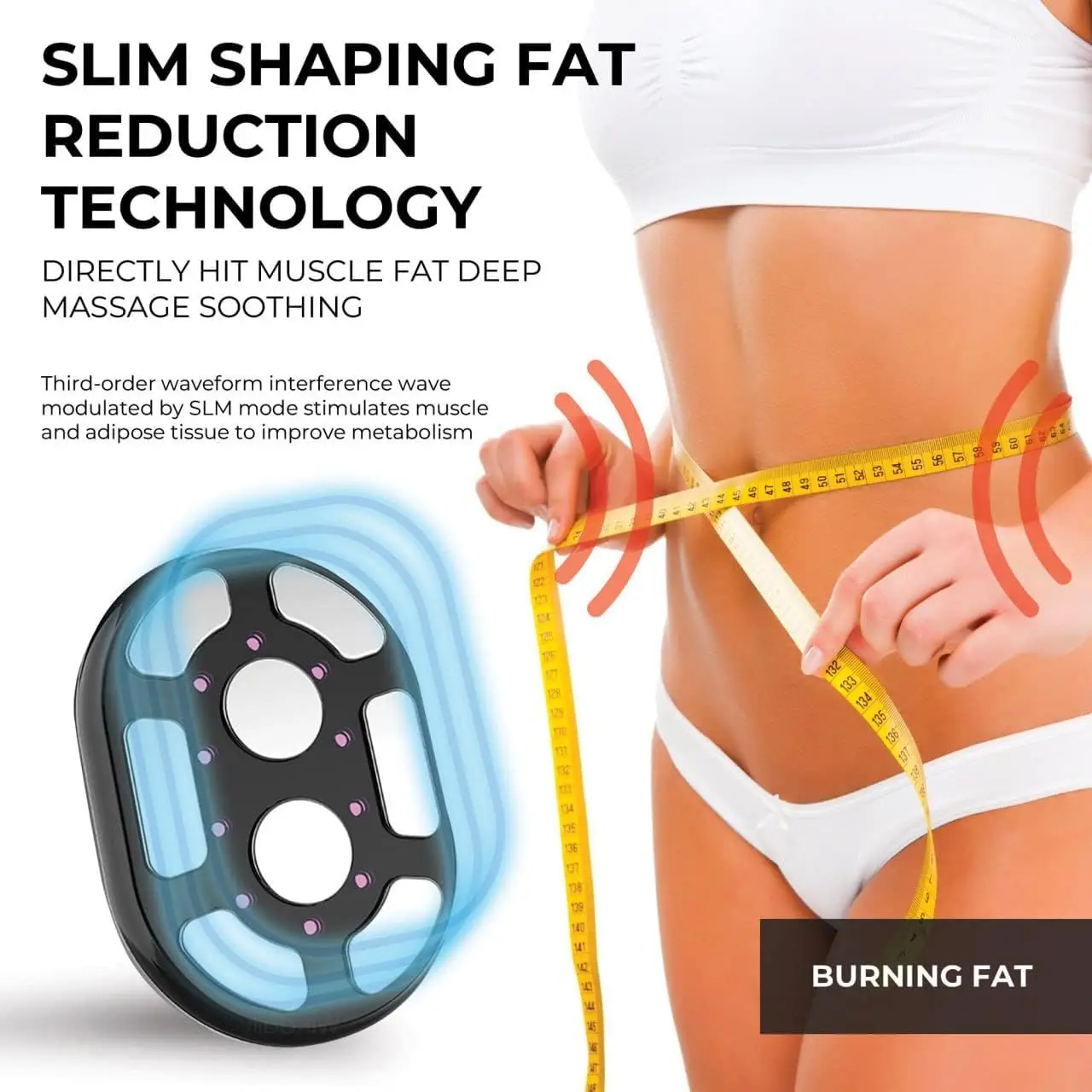 EMS Sculpting Machine Professional Cordless Cellulite Massager Skin Tightening Device Body Shaping Machine for Belly Arm Leg Hip